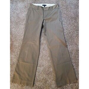 Banana Republic Dress Pants 6 Khaki Contoured Fit Stretch Pockets